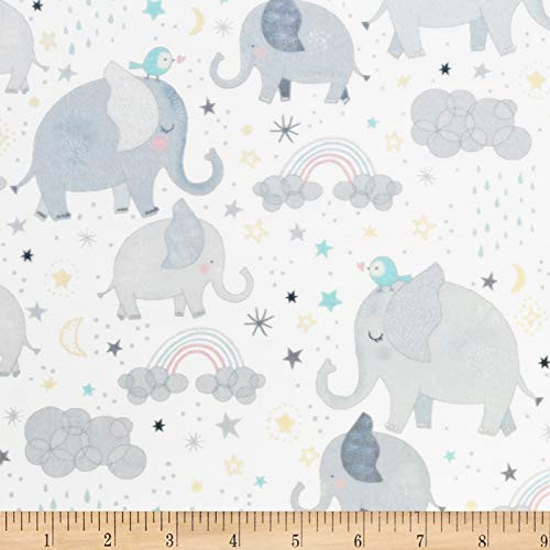 Shannon Fabrics Shannon Studio Digital Minky Cuddle Mama and Me Fabric  Snow