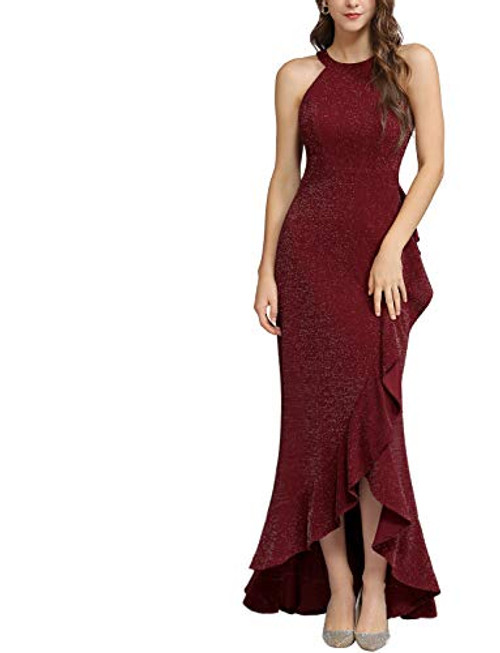 Dressystar Sparking Long Formal Party Dress for Women Split Bodycon Mermaid Maxi Evening Cocktail Dress 0072 Burgundy L Dressystar Sparking Long Formal Party Dress for Women Split Bodycon Mermaid Maxi Evening Cocktail Dress 0072 Burgundy L