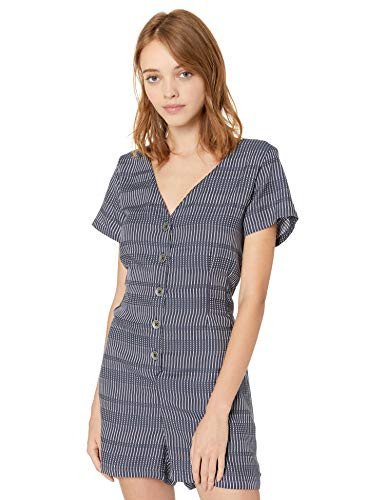 Roxy Juniors Wild and Beautiful Romper  Mood Indigo  XS