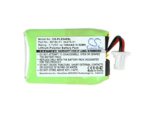 Replacement 140mAh 86180-01 84479-01 Battery for Plantronics CS540, CS540A & Savi CS540/ CS540A Wireless Headsets