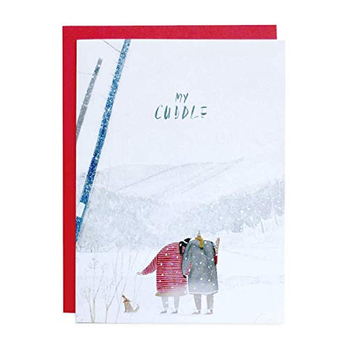 Romantic Cards Art with Envelopes - I Love You Thinking of You Card for him for her for husband for wife Valentine Christmas Birthday Anniversary Wedd