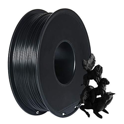 GIANTARM PLA Filament  1-75mm 3D Printer Filament  Dimensional Accuracy --- 0-02mm  1kg Spool  Black