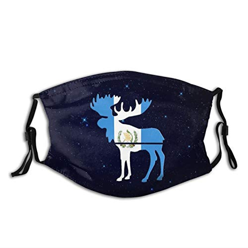 Guatemala Flag?Mouth Cover for Women Face Mask Reusable Washable Cloth for Men