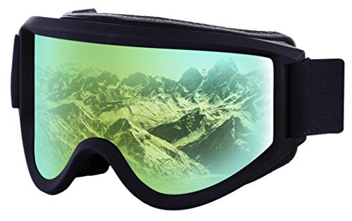 Ski and Snowboard Goggles - OTG Snow Glasses for Skiing  Snowboarding and Outdoor Winter Sports - Fits Men  Women and Youth