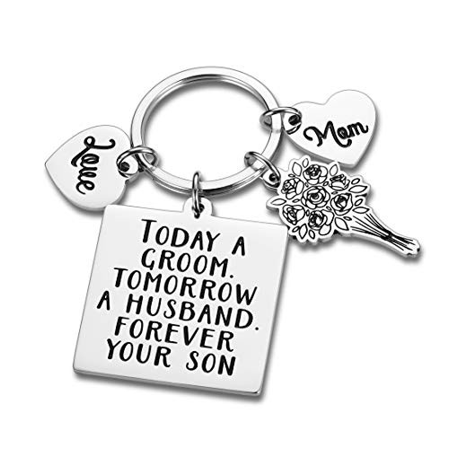 Wedding Gift for Mom Dad from Adult Son Groom to Mother Father in Law from Stepson Son in Law Today a Groom Tomorrow a Husband Forever Your Son