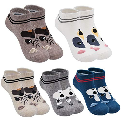 5 Pairs Womens Cute Socks Animal Ankle Socks Novelty No Show Low Cut Socks 5 Pairs Womens Cute Socks Animal Ankle Socks Novelty No Show Low Cut Socks