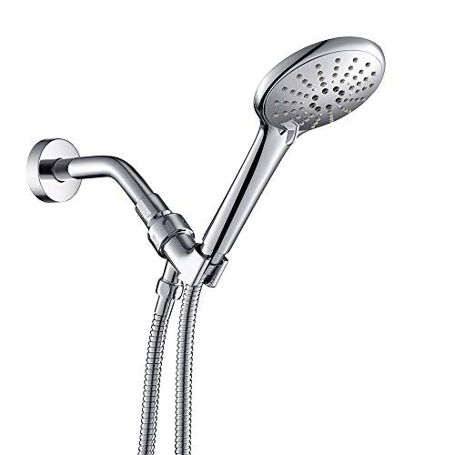 Handheld Shower Head High Pressure 3 Spray Settings with 59 Inch Hose and Adjustable Bracket Powerful Shower Spray Polished Chrome