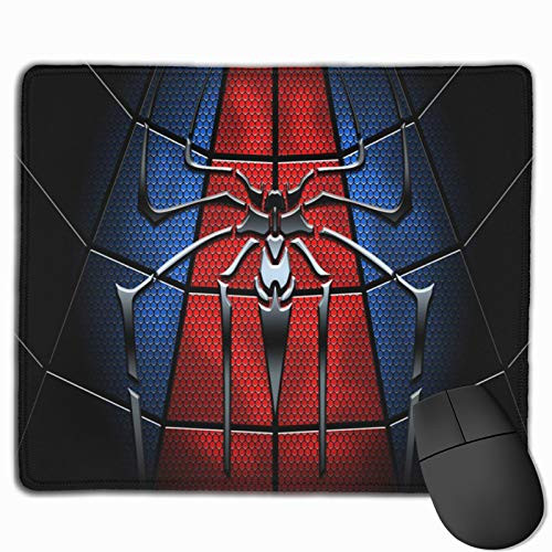 Customized Rectangle Mouse Mat 10x12 in Spider Superhero Man Mouse Pad Waterproof Office Rubber Comfortable Computer Mouse Pad