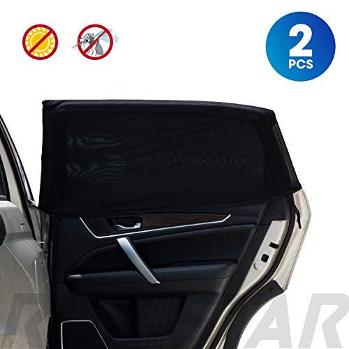 Universal Car Rear Side Window Sunshade Side Window Sun shade  Mesh Car Window Covers  Sun Protector Visor Block UV Rays Keep Your Vehicle Cool Protec