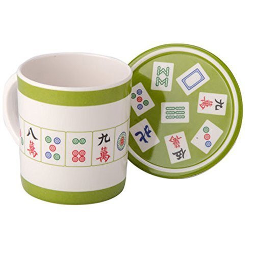 COPA JUDAICA Mah Jongg Coffee Cup and Coaster Set