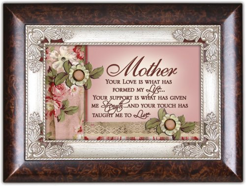 Cottage Garden Mother Italian Inspired Music Box Plays Wind Beneath My Wings