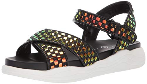 Katy Perry Womens The Pilly Flat Sandal  black  11 Medium US