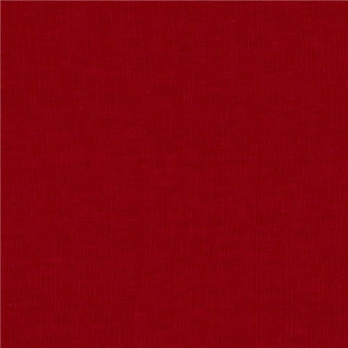 Robert Kaufman Laguna Stretch Cotton Jersey Knit Fabric  Red  Fabric by the yard