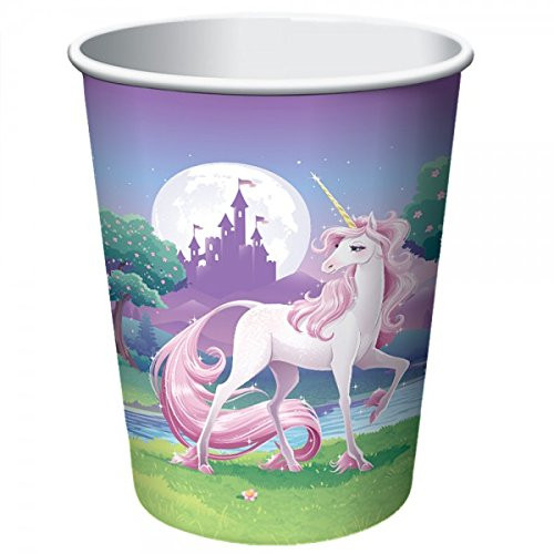 Creative Converting Unicorn Fantasy 9oz Cups-8ct, Multicolor, One Size