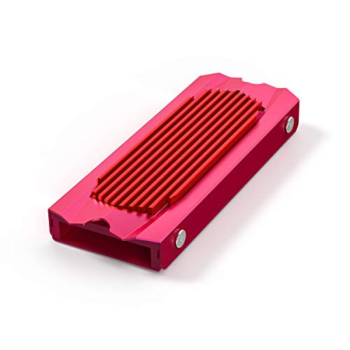 ORICO M-2 2280 SSD heatsink  Aluminum M-2-NVMe-SATA- Heatsink Cooler with Silicone Thermal Pad-RED