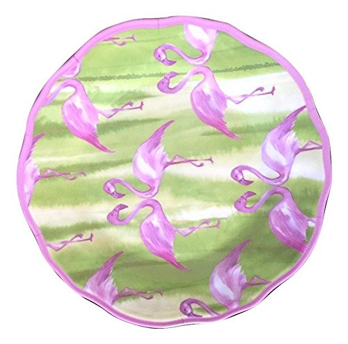 Cynthia Rowley Pink Flamingo Melamine Dinner Plates - Set of Four