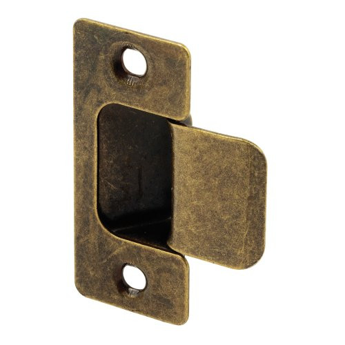 Defender Security U 10277 Adjustable Door Strike, Antique Brass Plated, 2-Piece