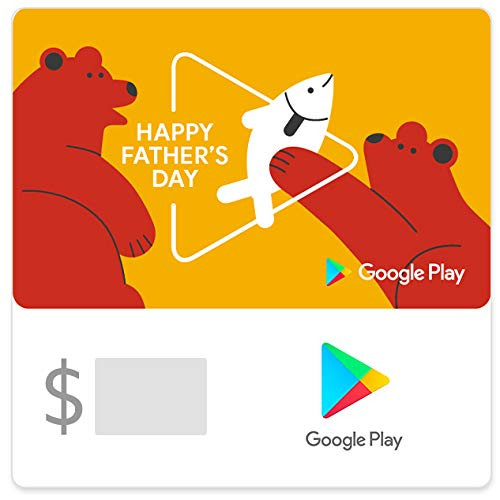 Google Play Fathers Day Gift Code- E-mail Delivery