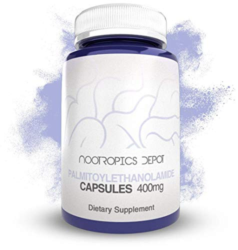 Palmitoylethanolamide Capsules - Micronized Pea - 400mg Pills - 30 Count - Supports Pain Management - Promotes Healthy Inflammatory Responses