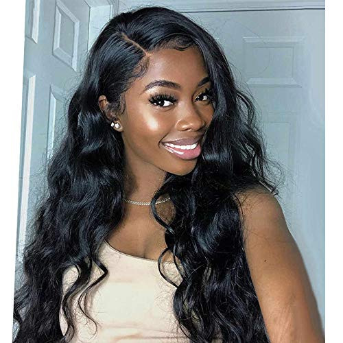 AISI HAIR Long Wave Black Wigs for Women 30 Inch Body Wave Wig Side Part Synthetic Hair Wigs Natural Looking Heat Resistant Full Wig -30inches- AISI HAIR Long Wave Black Wigs for Women 30 Inch Body Wave Wig Side Part Synthetic Hair Wigs Natural Looking Heat Resistant Full Wig -30inches-