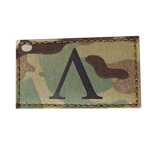 IR Multicam Lambda 2x3-5 Greek Letter DEVGRU Navy Seals Spartan Tactical Touch Fastener Patch