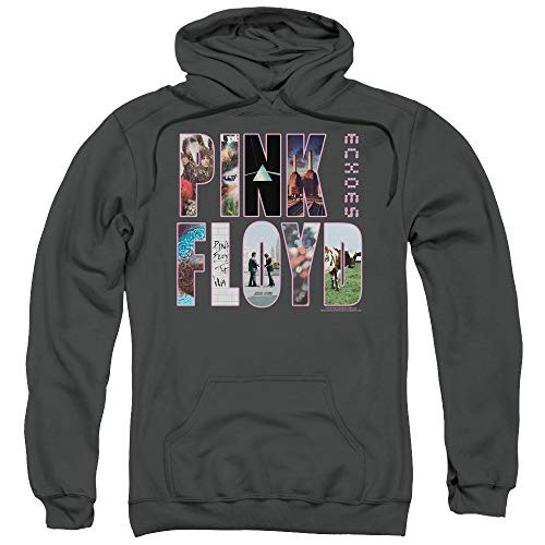 Trevco Pink Floyd Cover Unisex Adult Pull-Over Hoodie for Men and Women  Medium
