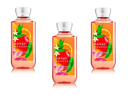 Bath and Body Works MANGO MANDARIN Signature Collection Shower Gel Pack of 3