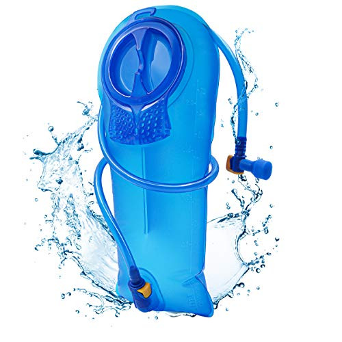 RESVIN Hydration Bladder  Water Bladder  2 Liter Leak Proof Water Reservoir  BPA Free Water Hydration Pack Replacement  for Hiking Biking Climbing Cyc