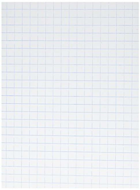 School Smart Cross Ruled 1/2 inch Drawing Paper - 9 x 12 inches - Ream of 500 - White