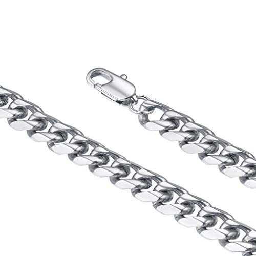 FaithHeart Men Curb Cuban Link Chain 
