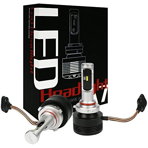 TIREUIS 9005 9006 HB3 HB4 Led Headlight Bulbs 60W 9600LM Low Beams All-in-One Extremely Bright 6000K Conversion Kit IP68 Waterproof