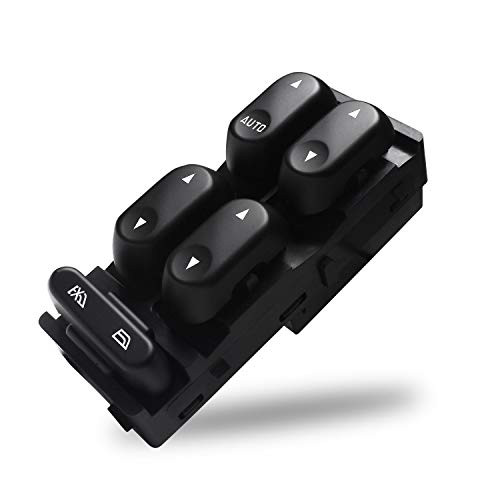 Travay Front Left Driver Side Master Power Window Switch Compatible with 2001-2003 Ford Explorer Sport Trac 1L5Z-14529-AB