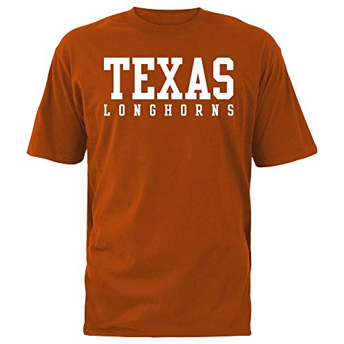University of Texas Authentic Apparel NCAA Texas Longhorns Mens Campus Classic Tee  Burnt Orange  M