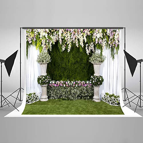 Kate 7x5ft Wedding Photography Backdrop Photography Backdrop Flower Outdoor Backdrop