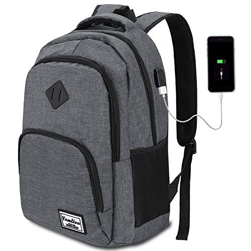 Laptop Backpack Backpack for High School College Backpack with USB Charging Port for Men and Women