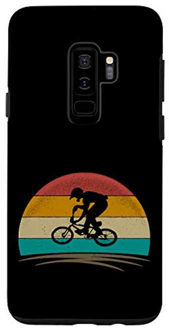 Galaxy S9- Vintage BMX Bike Rider Retro 70s Distressed BMX Bike Boy Men Case