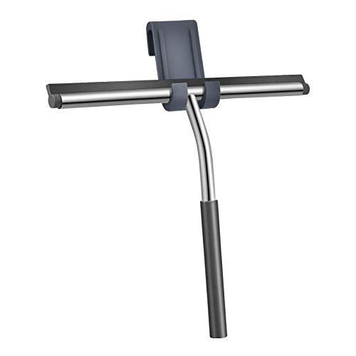RMAI Shower Squeegee Stainless Steel Glass Window Squeegee for Shower Doors and Car Glass Window Cleaner Cleaning Tool for Bathroom Windows Kitchen RMAI Shower Squeegee Stainless Steel Glass Window Squeegee for Shower Doors and Car Glass Window Cleaner Cleaning Tool for Bathroom Windows Kitchen