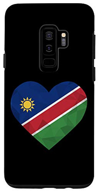 Galaxy S9- I Love Namibia Flag Heart Low Poly Namibian Travel Vacation Case Galaxy S9- I Love Namibia Flag Heart Low Poly Namibian Travel Vacation Case