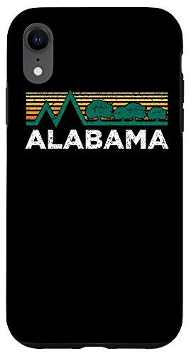 iPhone XR Alabama Vintage Outdoors Tree Sunsent Souvenir Case
