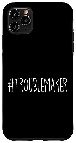 iPhone 11 Pro Max Trouble Maker Troublemaker Funny Mischievous Halloween Case