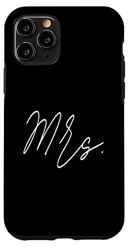 iPhone 11 Pro Mrs Bride Engagement Wedding Newlywed Gift Case