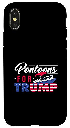 iPhone X-XS Pontoons For Trump - Pro-Trump Pontoon Boat Owner Case