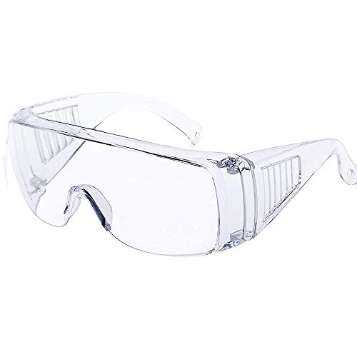 Protective Safety Goggles - 2 Pack Anti-Fog Safety Glasses Clear Eye Protection Perfect for Construction Shooting Lab Work -2 PACK-