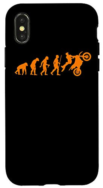 iPhone X-XS Dirt Bike Evolution - Cute Motorcycle Rider Gift Case iPhone X-XS Dirt Bike Evolution - Cute Motorcycle Rider Gift Case
