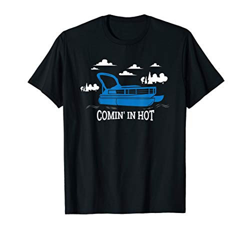Pontoon Boat Funny Joke Slow T-Shirt