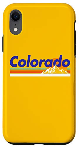 iPhone XR Colorado Mountain Outdoor Retro Landscape Case