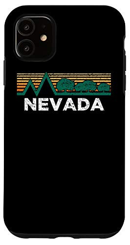iPhone 11 Nevada Vintage Outdoors Tree Sunsent Souvenir Case