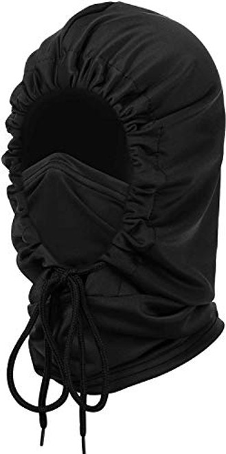 Men Balaclava Hood Head Warmer Face Warmer Winter Ski Mask Windproof Balaclava -Black-