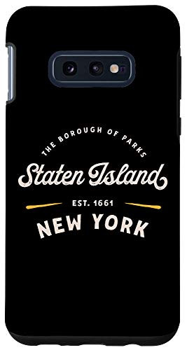 Galaxy S10e Rustic Classic Staten Island New York City 1661 Retro Gift Case