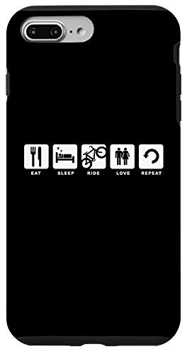 iPhone 7 Plus-8 Plus Bicycle Eat Sleep Ride Love Repeat Bike Case